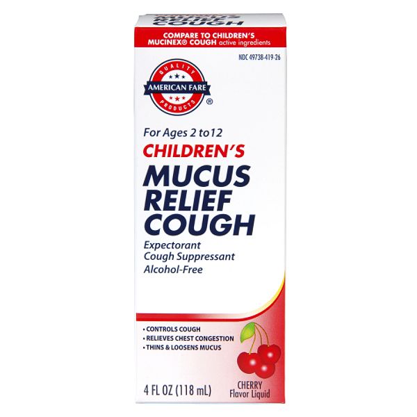 American Fare Childrens Cough/cold Liquid Cherry 4 Fluid-ounce 41926