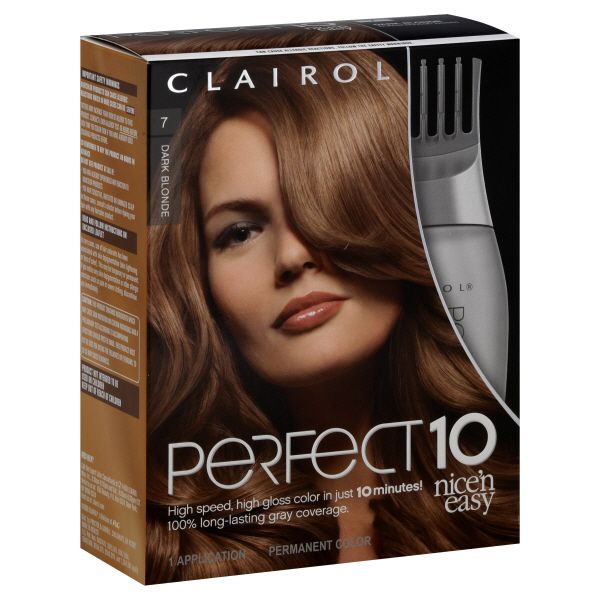 Clairol Nice 'N Easy Perfect 10 Permanent Color, Dark Blonde 7, 1 application at Sears.com