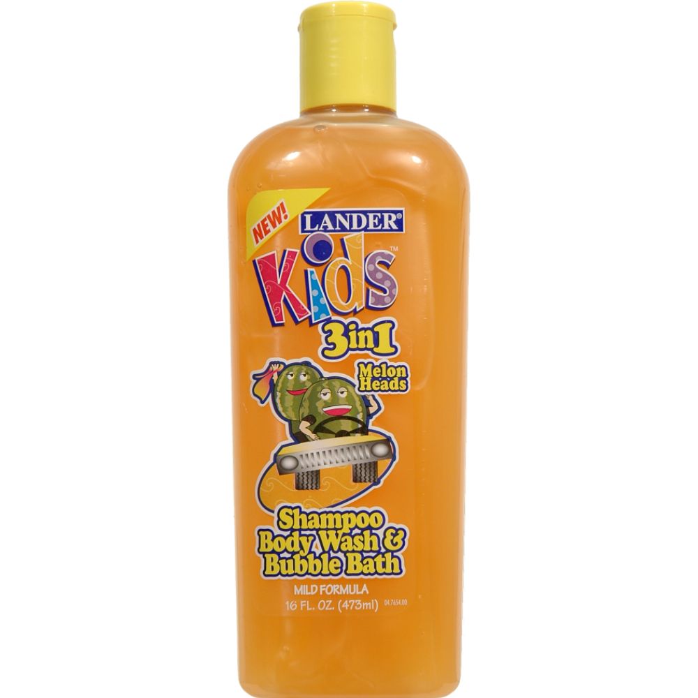 Lander Kids Shampoo Body Wash & Bubble Bath Melon Heads 16 Fluid Ounce Bottle at Kmart.com