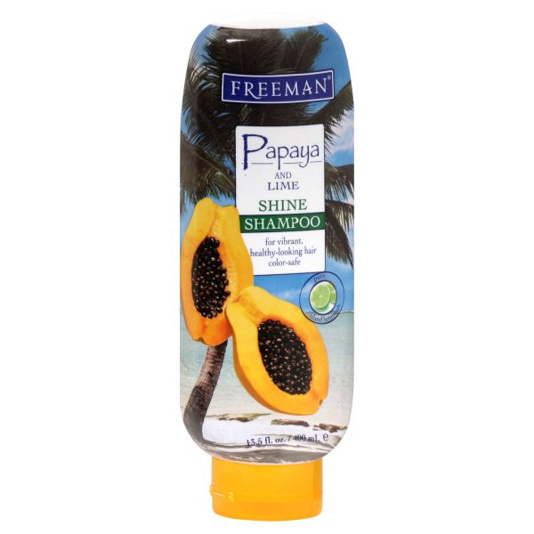Freeman Shampoo, Shine, Papaya and Lime, 13.5 fl oz (400 ml)