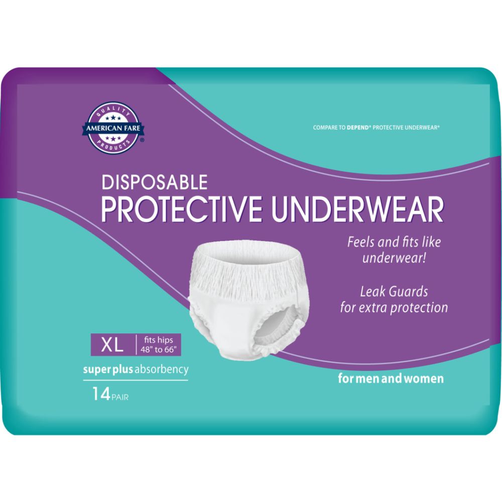 American Fare Disposable Protective Underware Extra Large 14 Count