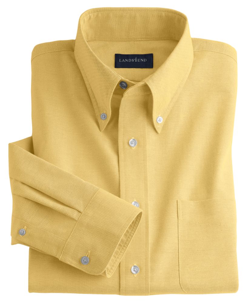 Mens Long Sleeve Buttondown Oxford Shirt