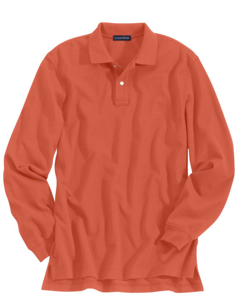 Mens Solid Mesh Polo Shirt