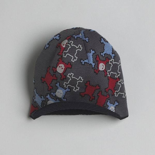 Aquarius One Size Fits Boys 8 20 Texture To Mini Skulls Reversible