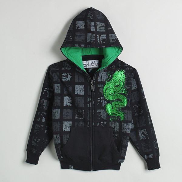 Top Heavy Boys 4 7 Unlined The Rusher Screen Hoodie