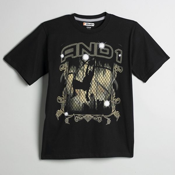 And1 Boys 8 20 Short Sleeve Dunk Screen Tee