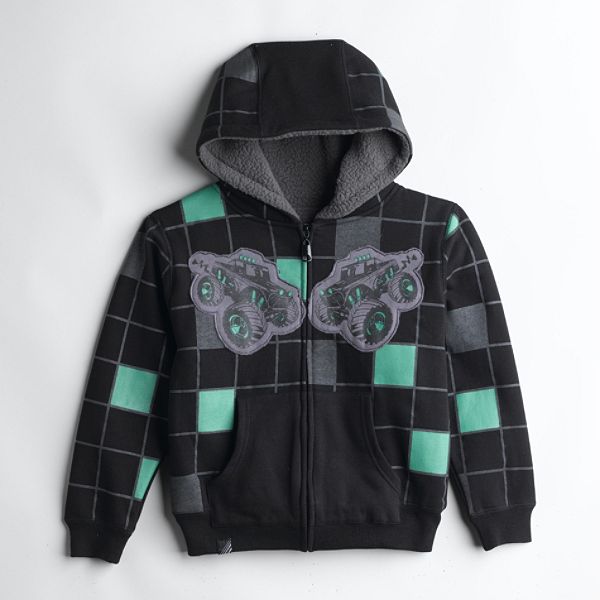Top Heavy Boys 4 7 Fleece Lined Hoodie With Ready To Rev Patches