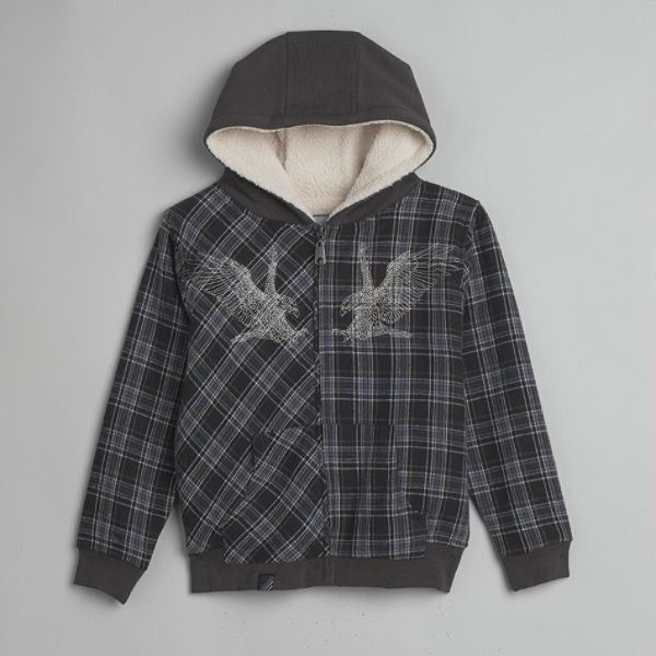 Top Heavy Boys 4 7 Long Sleeve Lined Fleece Hoodie With Newsome