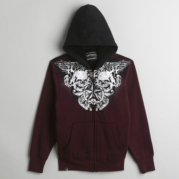 Top Heavy Boys 8 20 Fleece Lined Hoodie Family Star