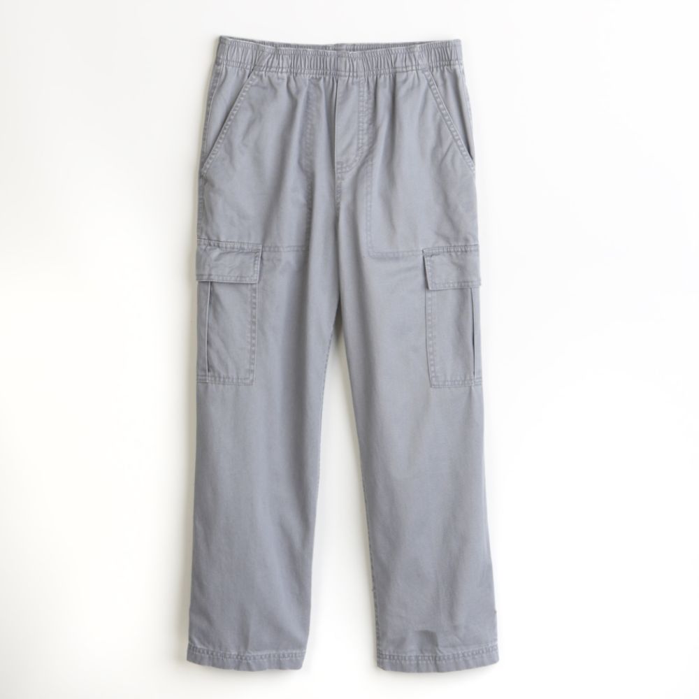 Canyon River Blues Boy's Husky Solid Twill Pull-On Cargo Pants