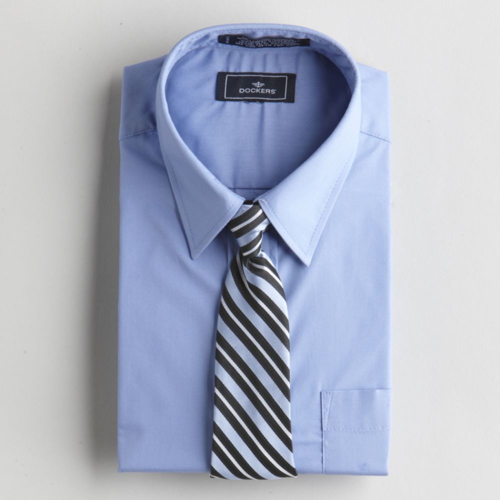 Dockers Boy's Husky Shirt & Tie Set at Sears.com