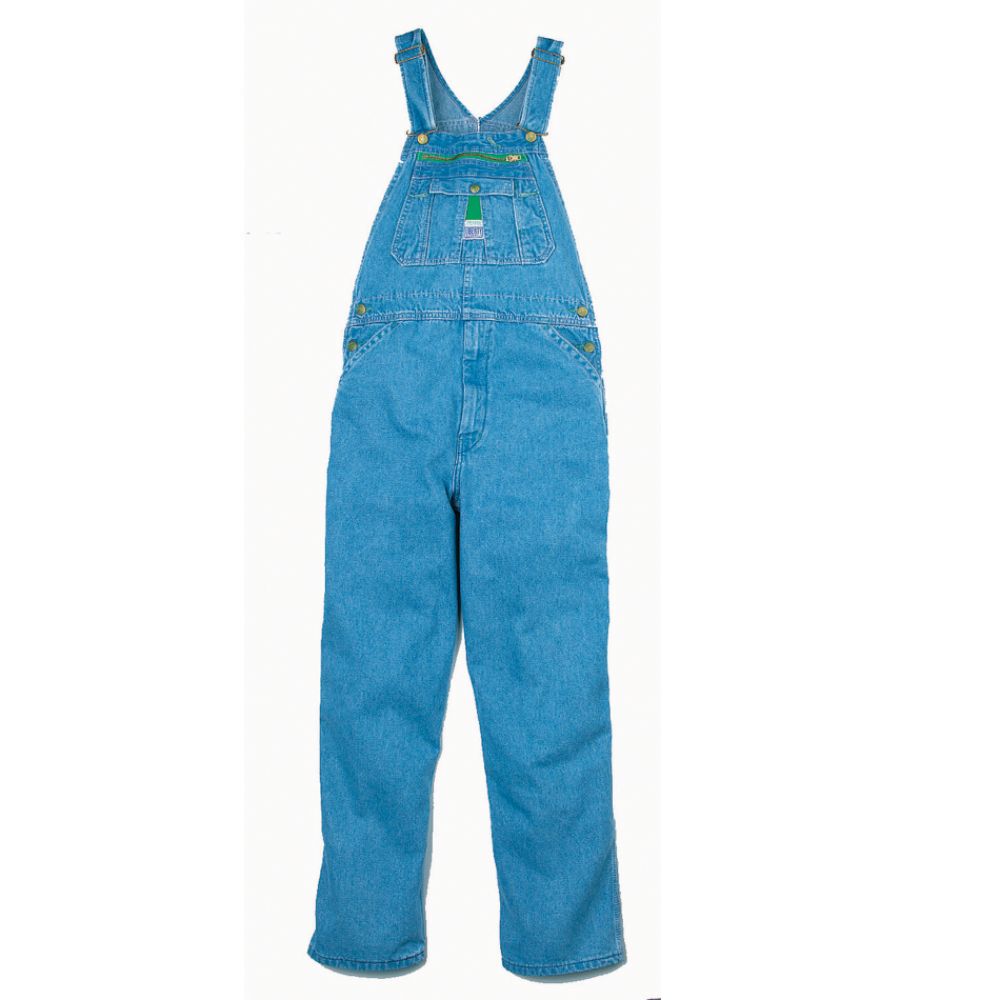 Liberty Relaxed Fit Stone Washed Denim Bib