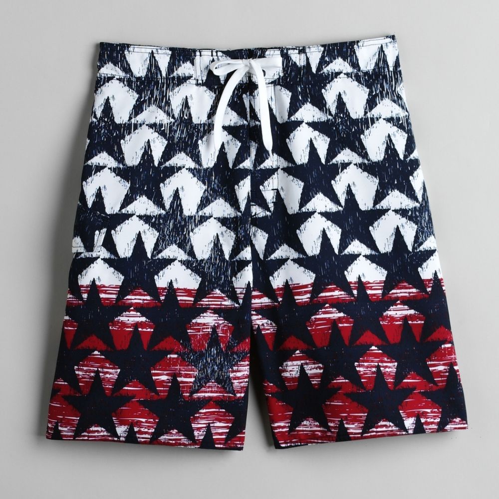 Joe Boxer Star Print Swim Trunks