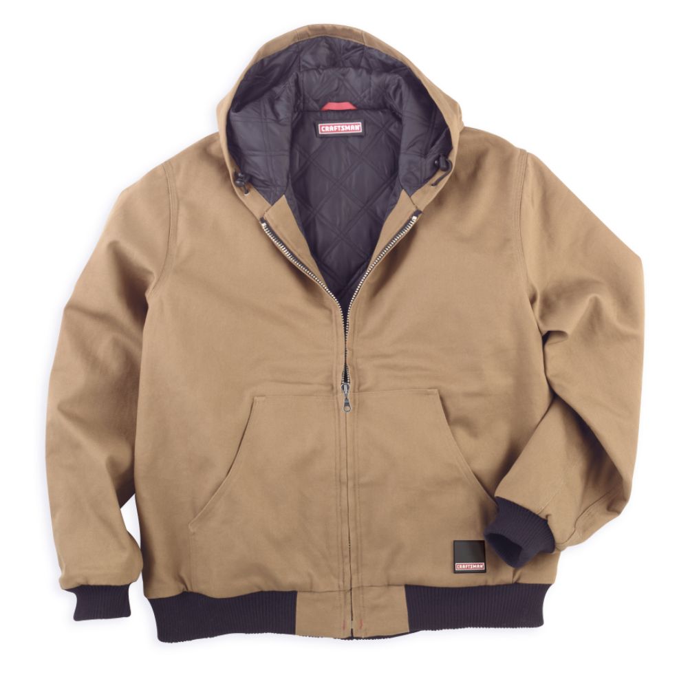 Craftsman Insulated Hooded Jacket with Teflon fabric protector