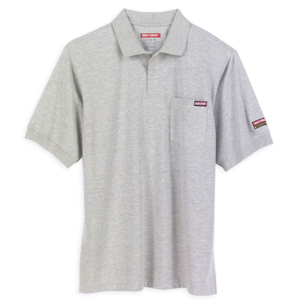Craftsman Craftsman Professional Work Polo with Teflon fabric protector