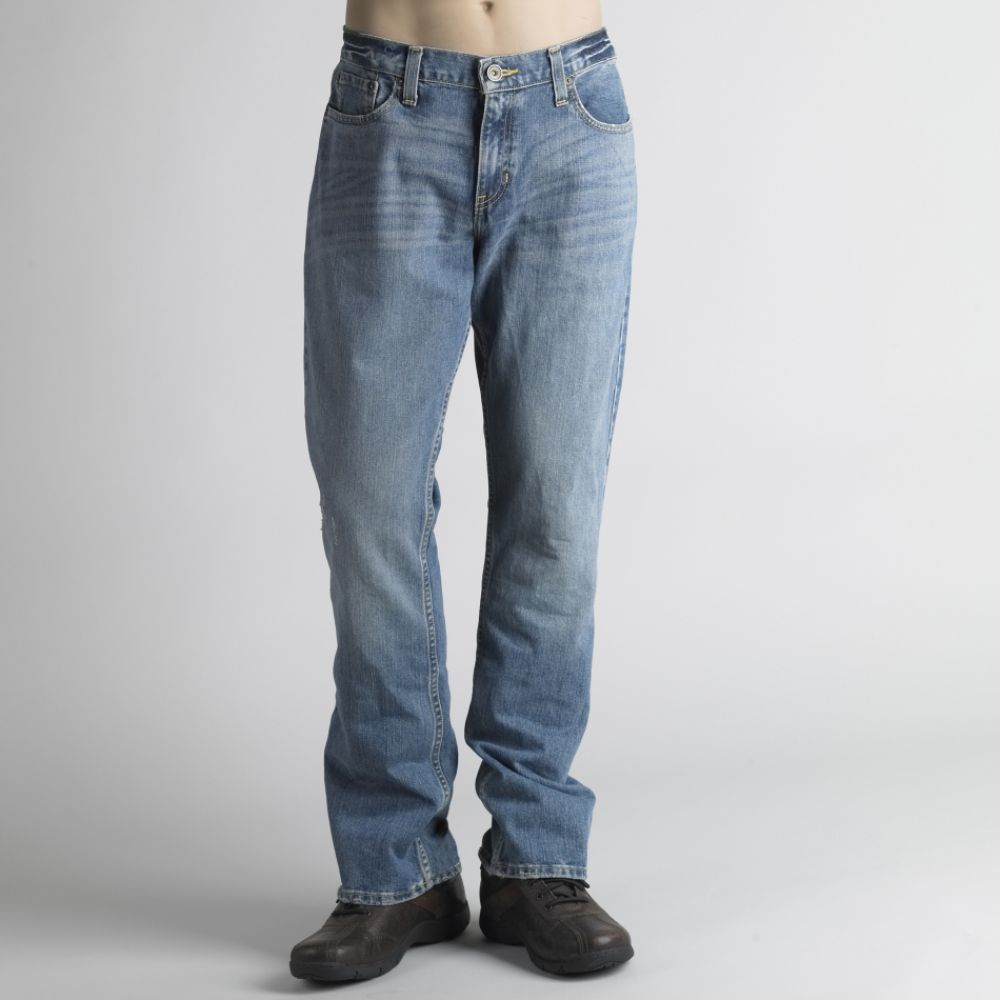 Roebuck & Co. Men's Boot Cut Slim Leg Denim Jeans