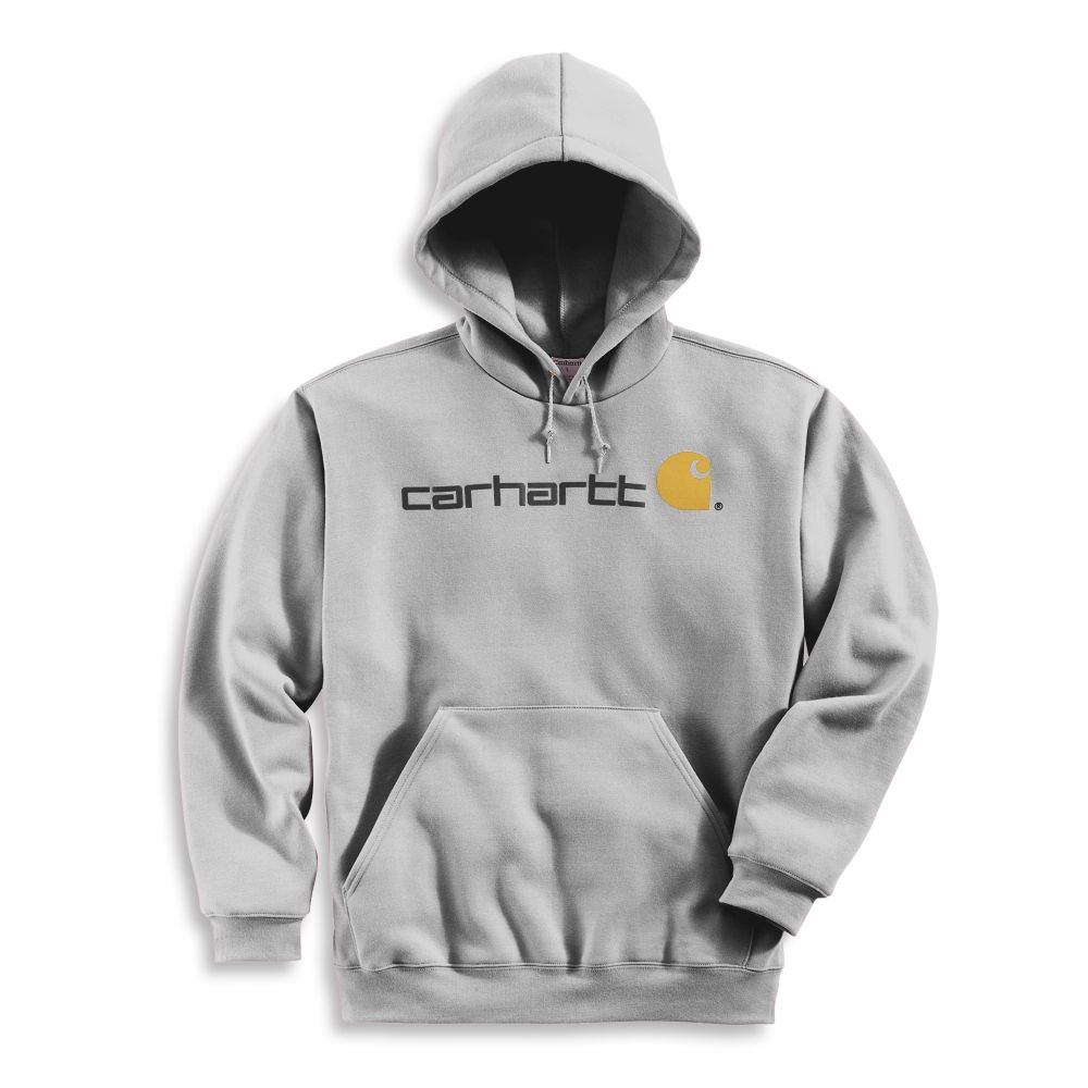 Carhartt Midweight Hooded-Pullover Logo Sweatshirt