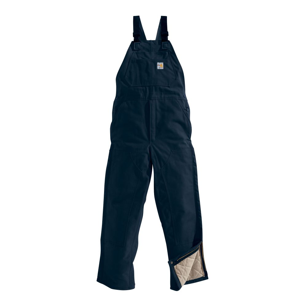 Men's Flame-Resistant Duck Bib Overall/Quilt Lined