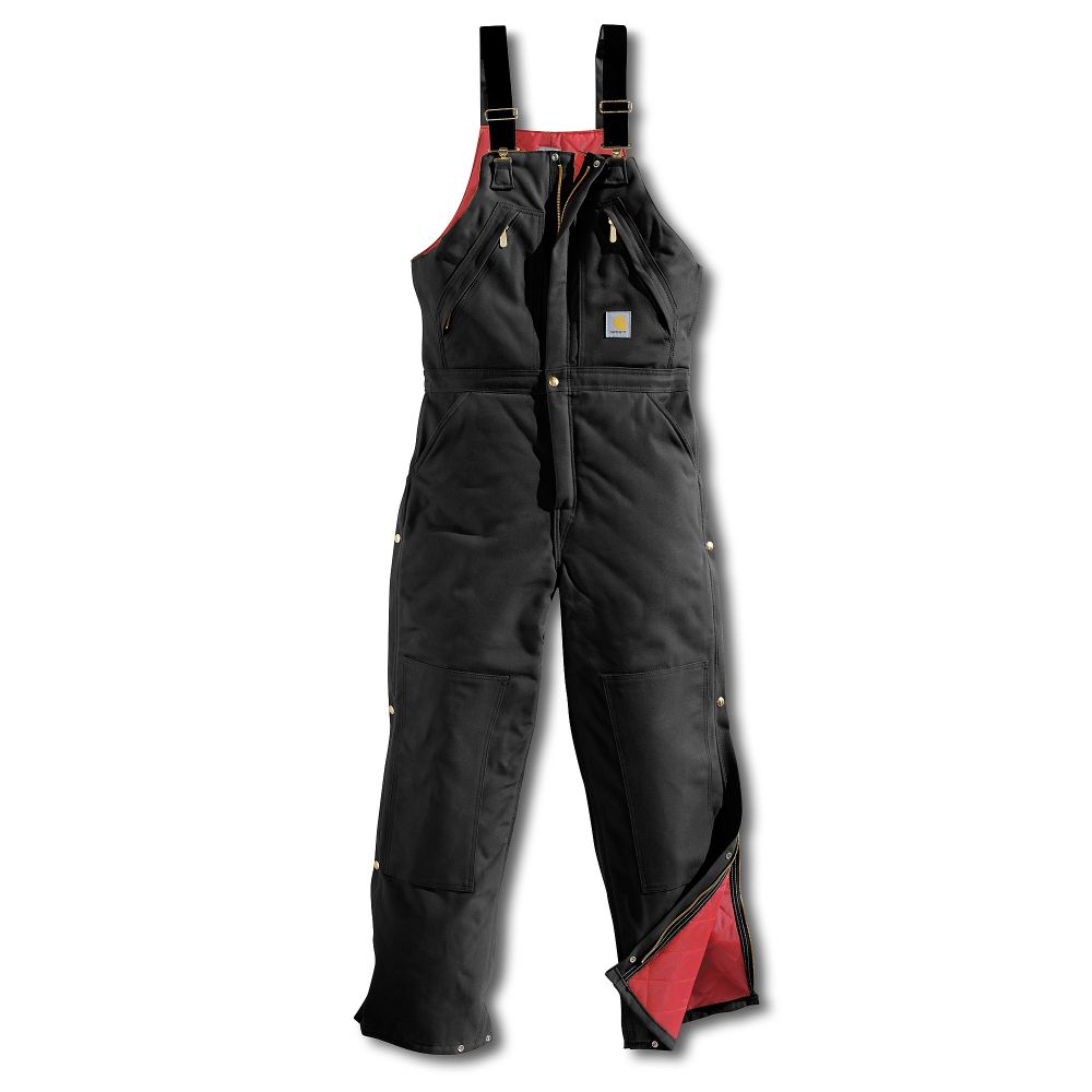 Men s Duck Zip-to-Waist Biberall/ Quilt-Lined