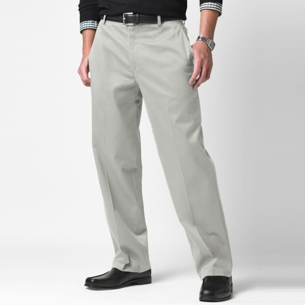 Dockers Men's Signature Khaki Classic Flat Front