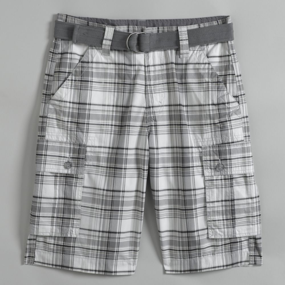 U.S. Polo Assn. Plaid Printed Belted Short