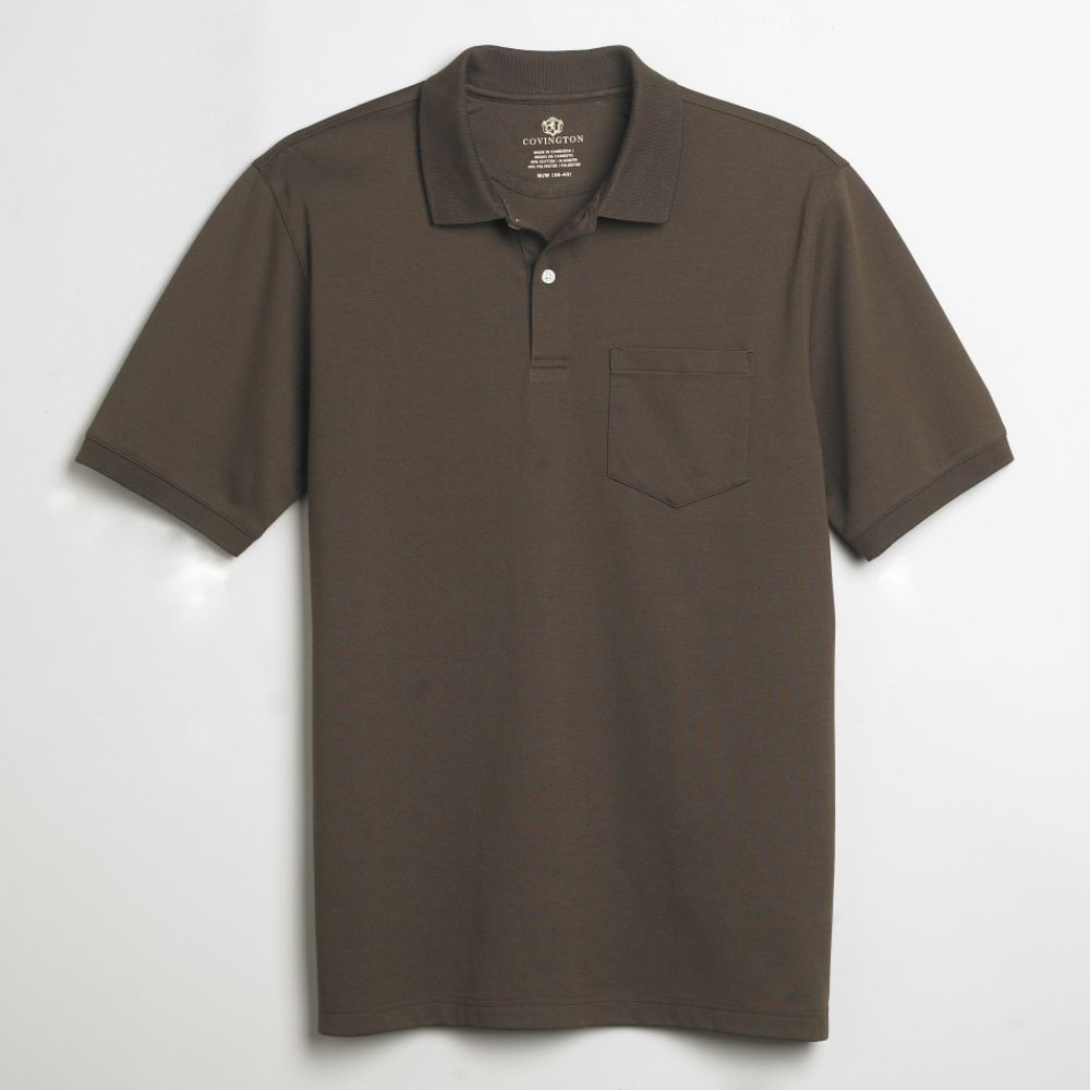 Covington Short Sleeve Interlock Polo