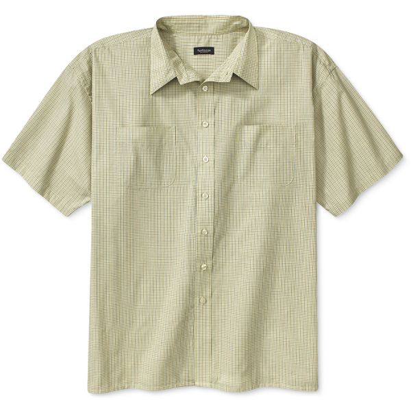 1950s Yellow Mini Check Sport Shirt