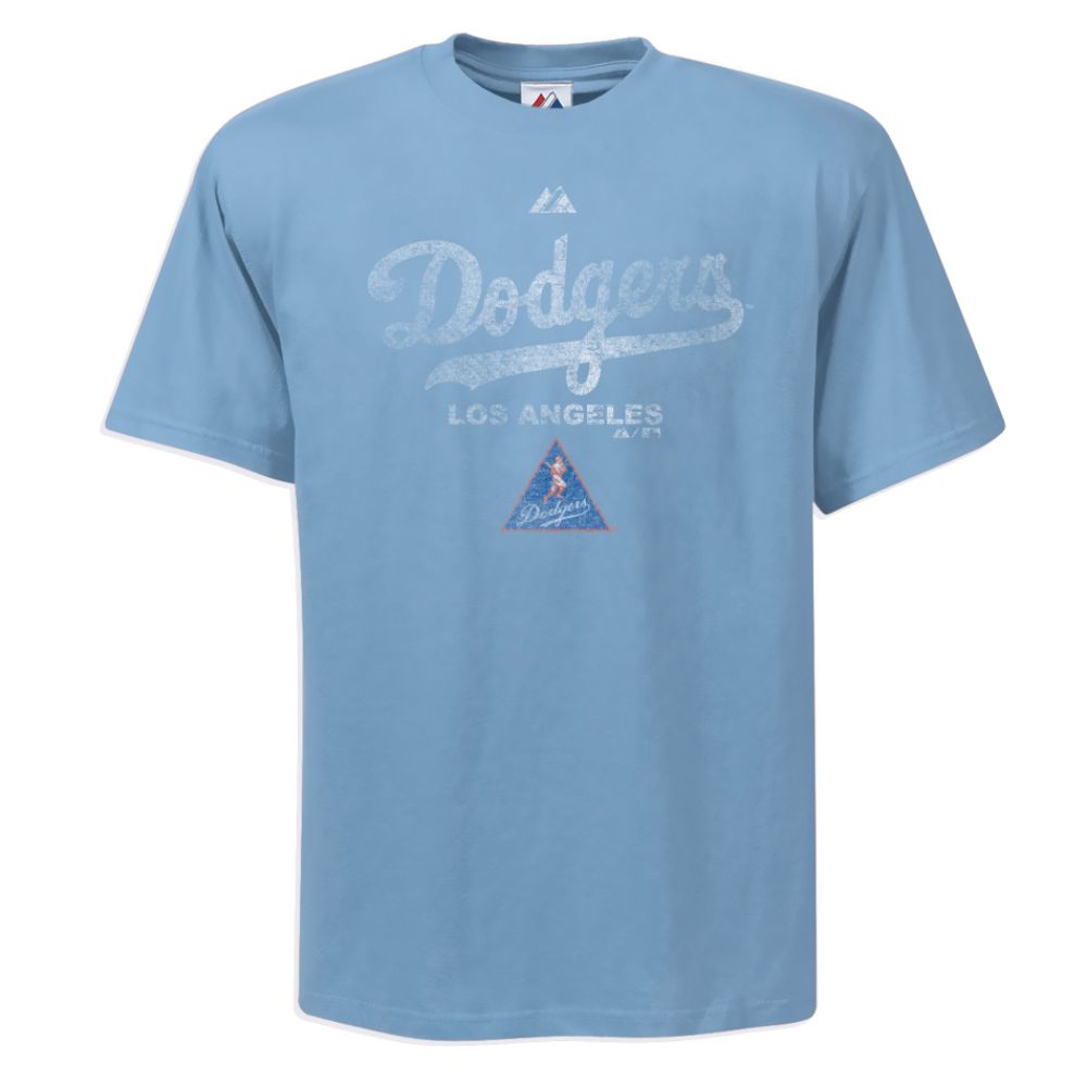 Majestic Athletic Los Angeles Dodgers Historic Property Short Sleeve Tee Shirt