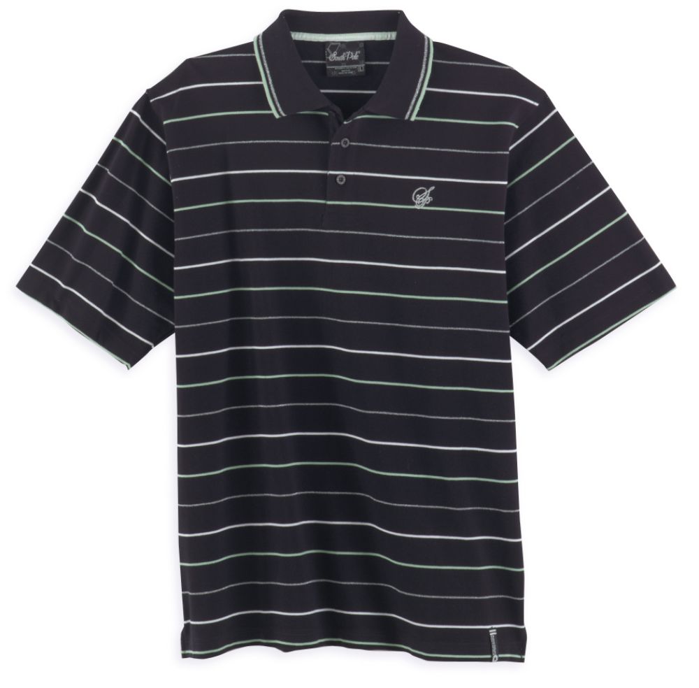 Southpole Road To Riches Lurex Pique Polo