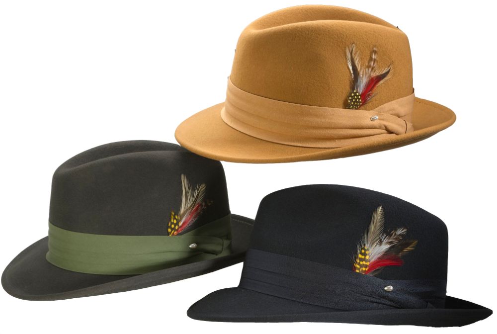 Excelled Men's Felt Hat with Solid Band at Sears.com