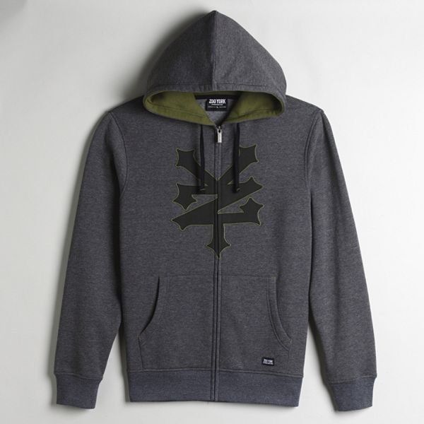 Zoo York Young Men's Zippered Logo Hoodie 