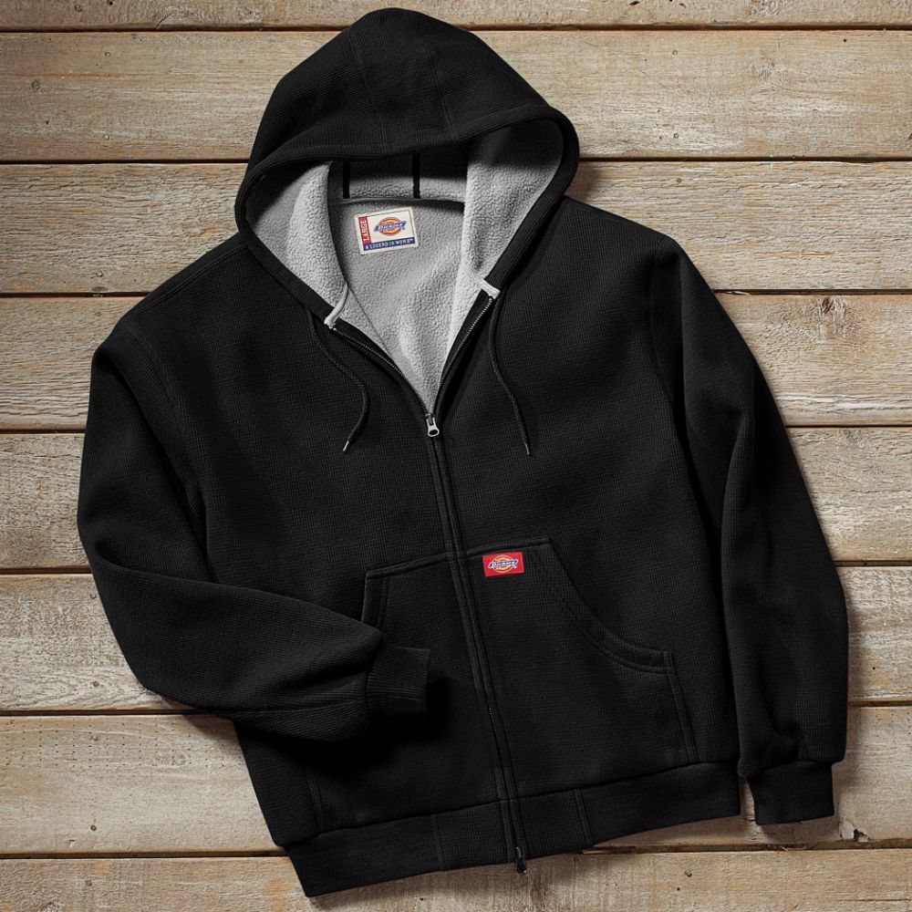 Dickies Men's Waffle Knit Jacket Black at Sears.com