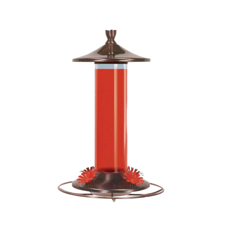 Perky-Pet Brushed Metal Hummingbird Feeder