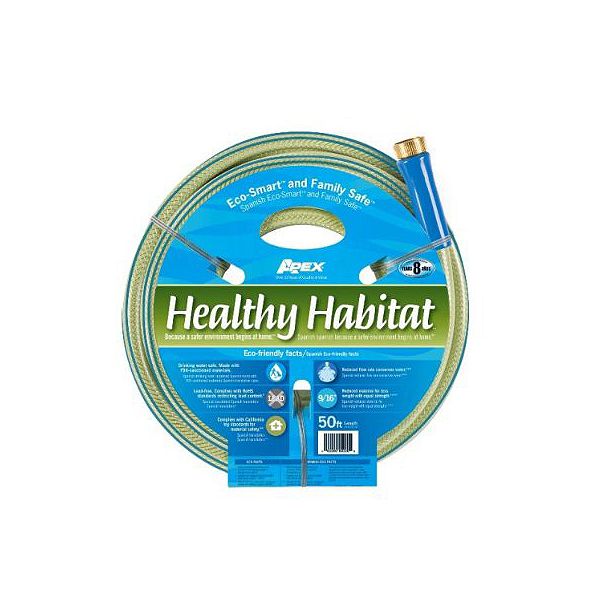 Apex Healthy Habitat Eco-smart And Family Safe Garden Hose 9/16 Inch 6336 50