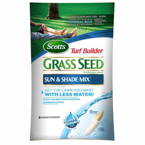 Scotts Turf Builder Grass Seed Sun and Shade Mix 3 lb. Bag at Kmart.com