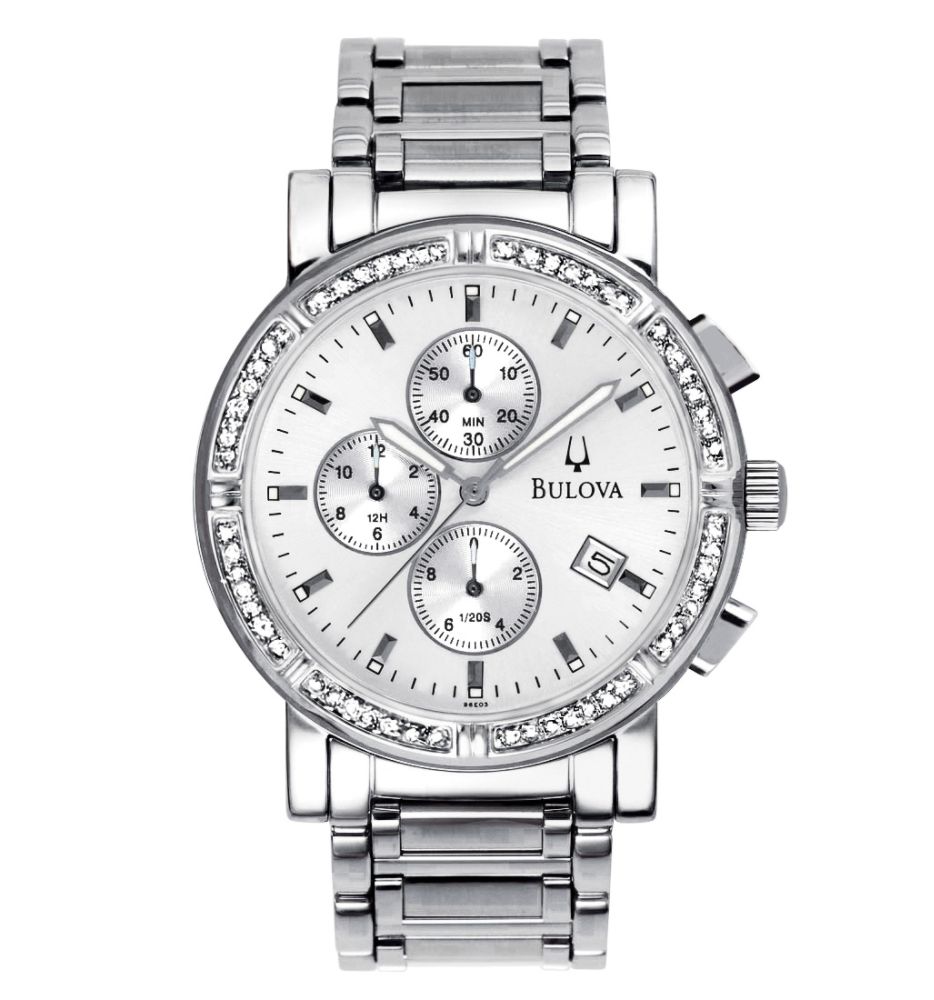 Bulova Mens 1/5 ct. tw.* Diamond Chronograph Calendar Day Watch at Sears.com