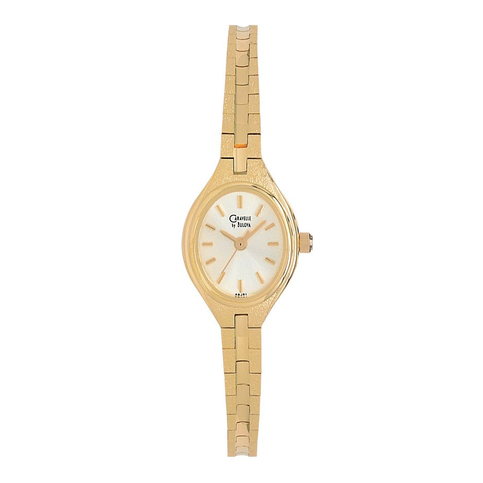 Caravelle Ladies Gold Tone Watch