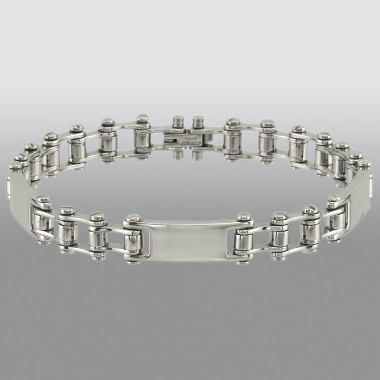 Silvertone Stainless Steel Bracelet at Sears.com