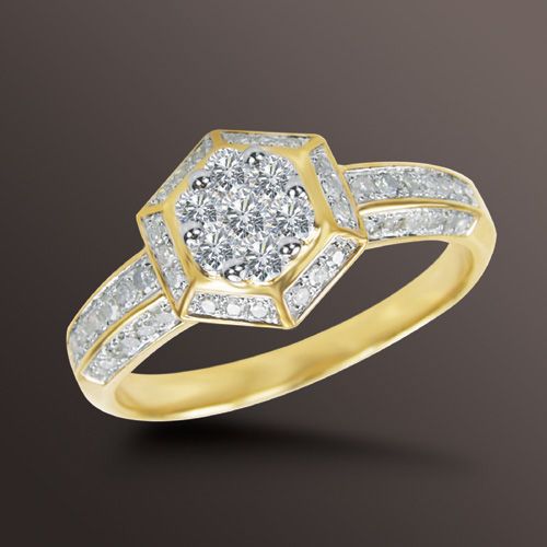 1/2 cttw Round Diamond Engagement Ring in 10k White Gold. at Sears.com