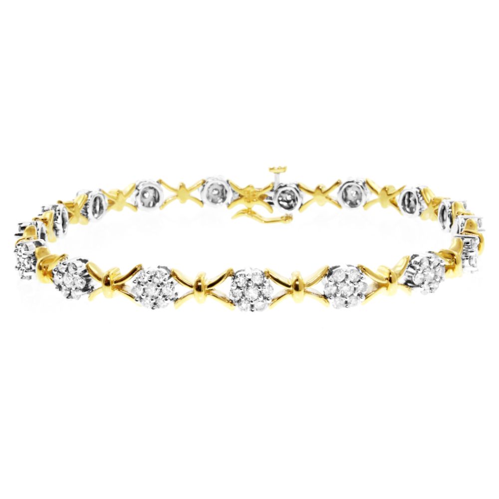 2 cttw Diamond Bracelet. 14K Yellow Gold at Kmart.com