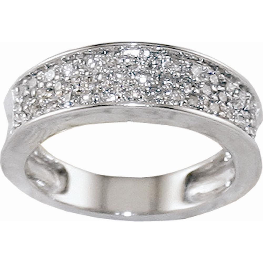 1/2 cttw Diamond Anniversary Pave Band in 10K White Gold at Kmart.com