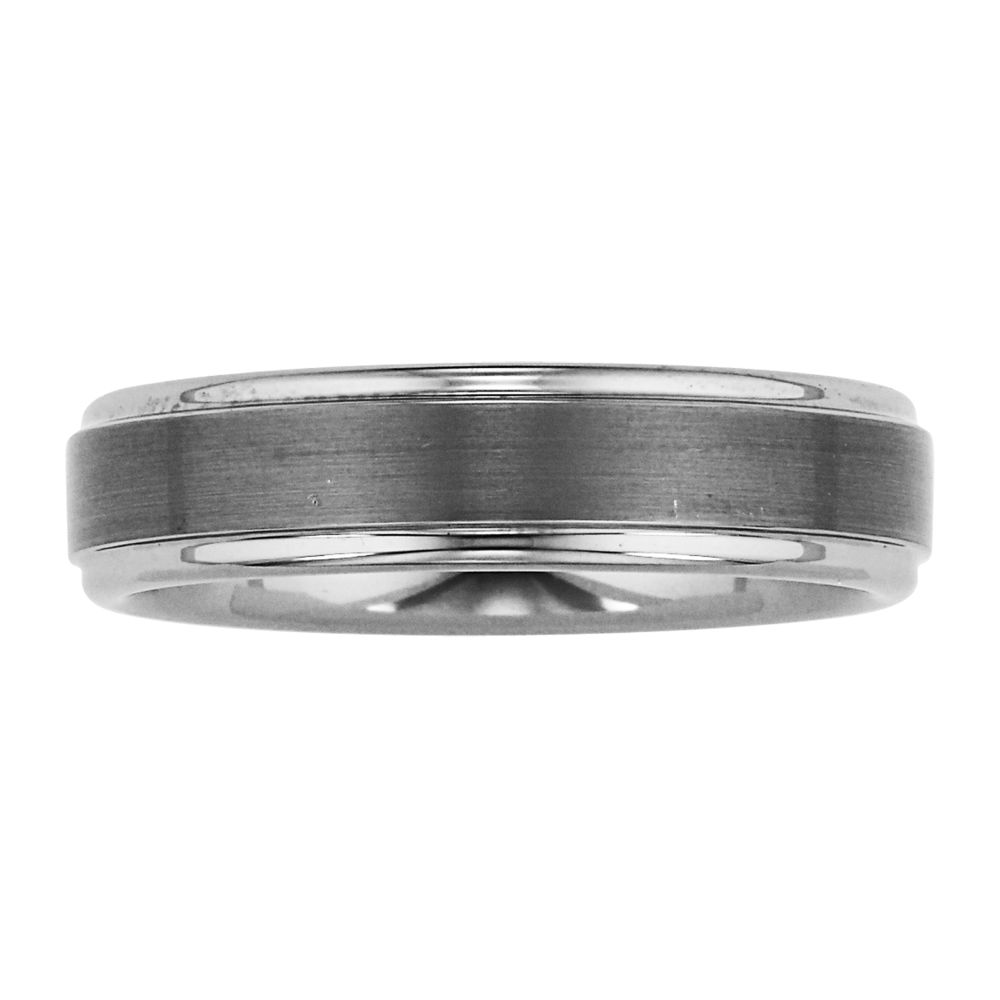 6mm Comfort Fit Wedding Band in Tungsten at Sears.com