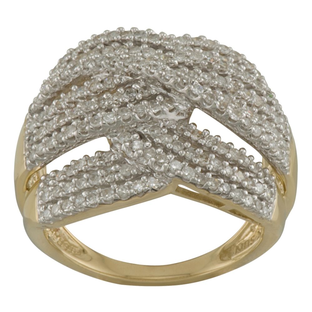 1 ct. t.w.* Diamond Ring in 10K Yellow Gold