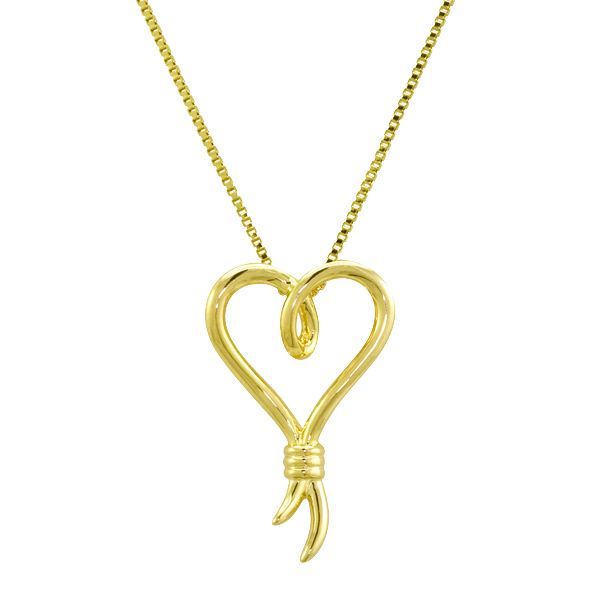 Knots of Love 14k Gold Over Sterling Silver Iconic Heart Pendant at Kmart.com