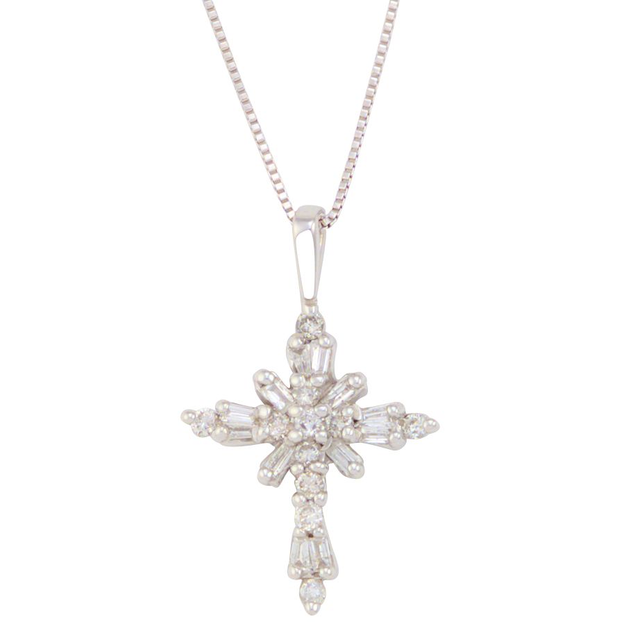 1/4 cttw Diamond Cross Pendant at Kmart.com