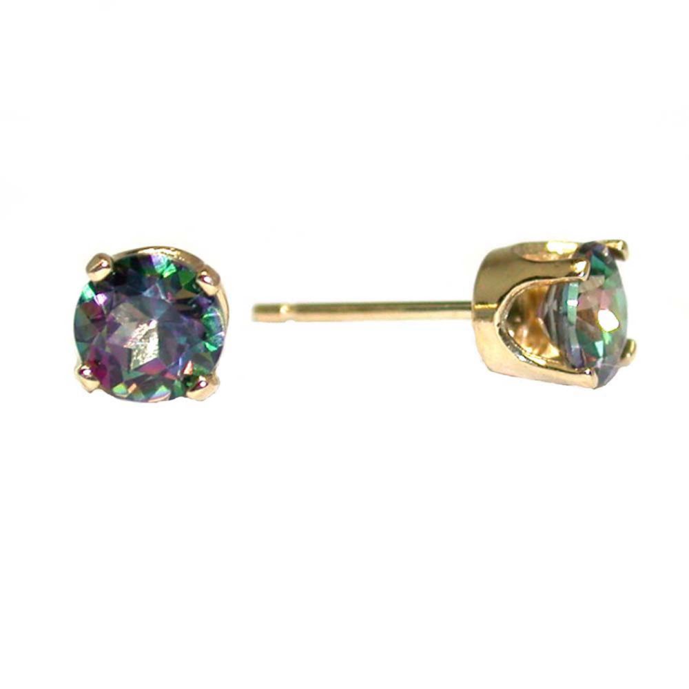 Mystic Topaz Stud Earrings. 14k Yellow Gold at Sears.com