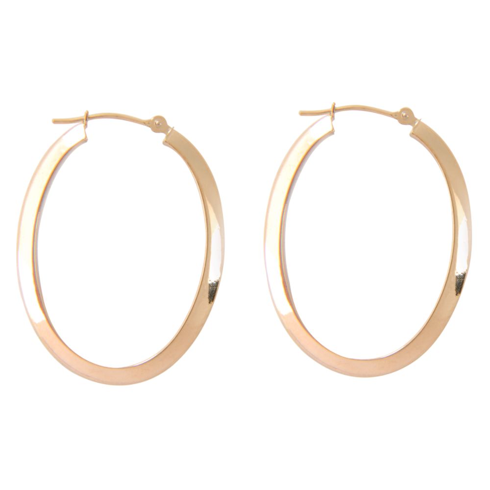 14kt Oval Hoop at Sears.com