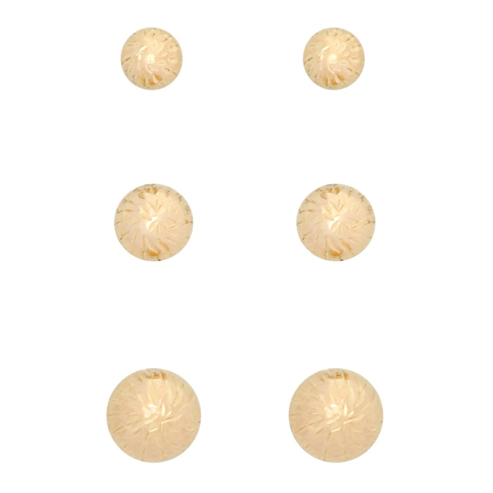 14kt 4-6mm DC Ball Stud Set at Sears.com