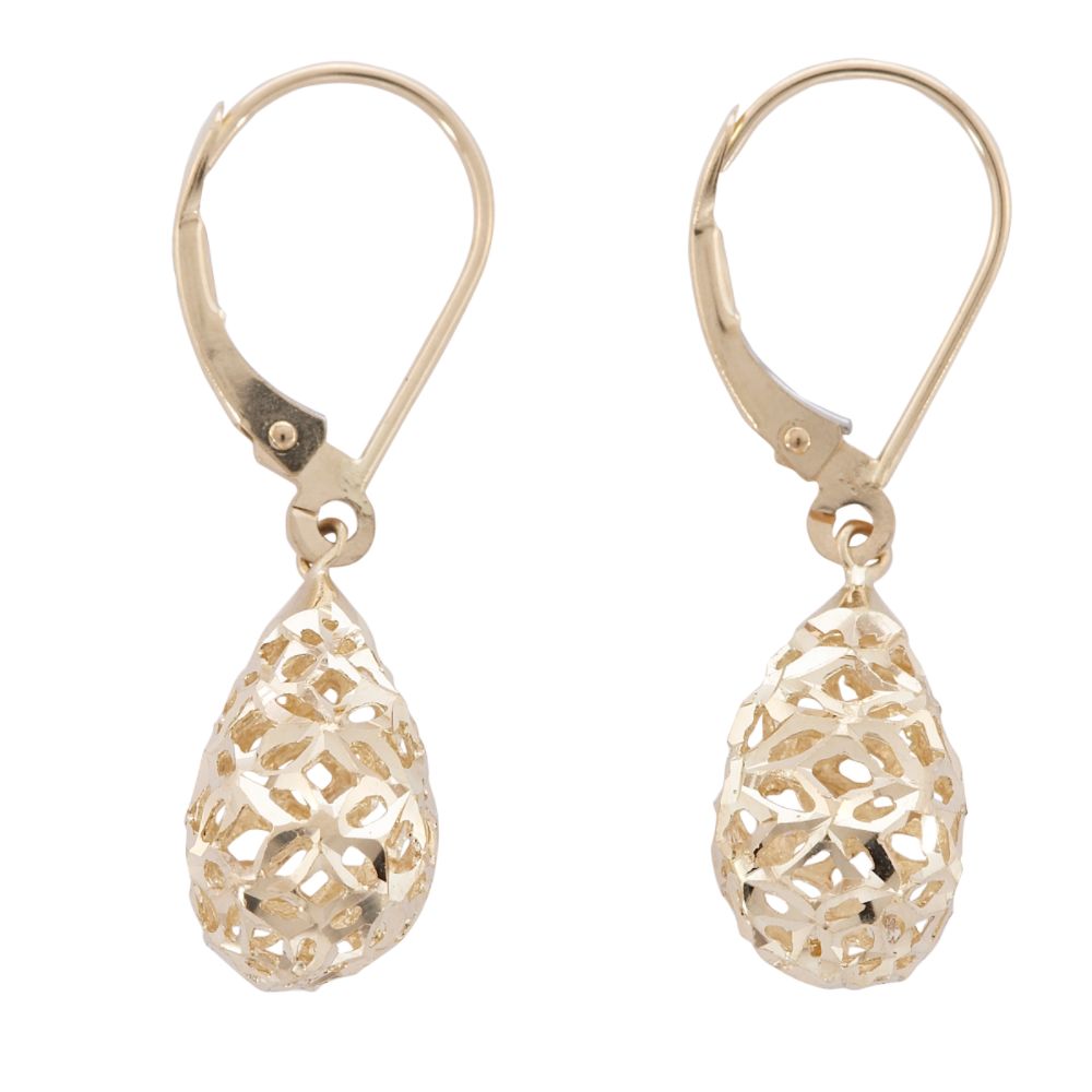 14kt Lace Leverback Teardrop at Sears.com