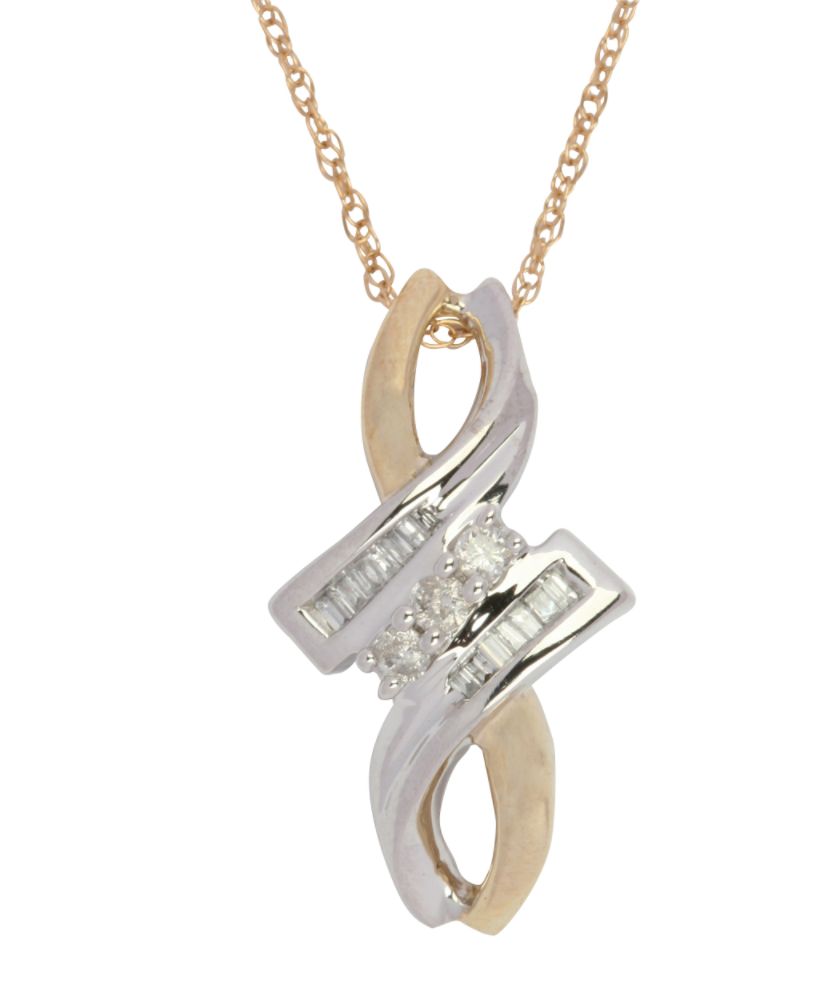 1/4 cttw Diamond 3-Stone Pendant at Kmart.com